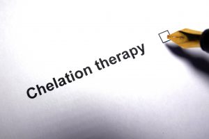 chelation therapy check box on paper